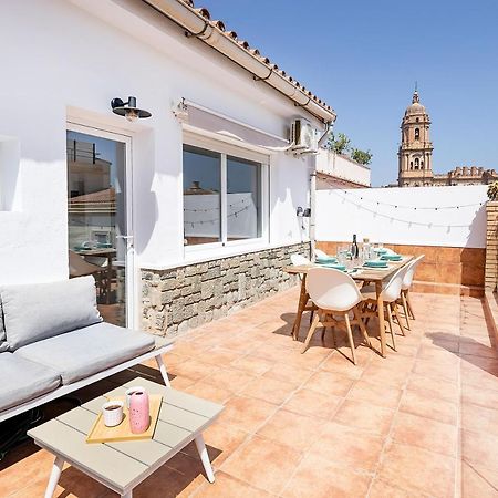 Homey Apt- Atico Con Vistas A La Catedral Málaga Buitenkant foto